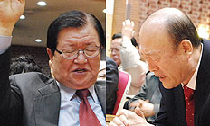 기도하는 통합 증경총회장들