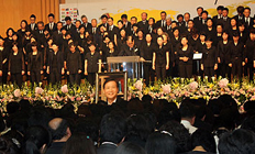 온누리교회 故 하용조목사 입관예배 전경