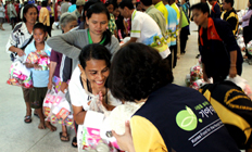 기아대책, 태국 우본 와린 구호물품 전달