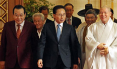 7대 종단 지도자들, 대통령과 현안논의 