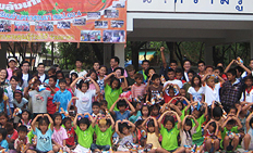 용산지역 교회, 기아대책 태국 방문