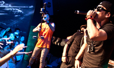 CCM 힙합 페스티벌의 공연 현장 