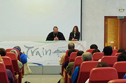 평화열차 이르쿠츠크에 도착