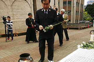 NCCK, 주요 교단장들 세월호 희생자 위한 추모 행렬
