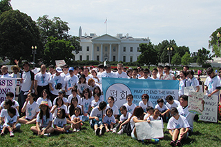 워싱턴서 한반도 평화 행진 열리다