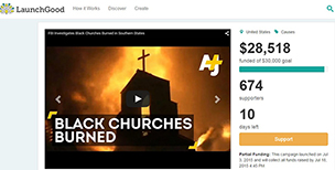 미 무슬림 단체, 흑인교회 지원 나서