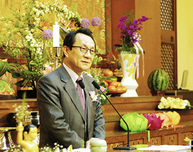 박종화 목사, 부처님 오신날 불교 행사 참석