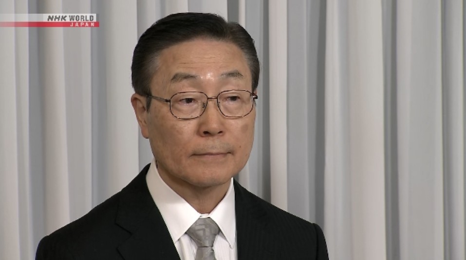 일본 책임자 다나카 도미히로 회장, 해산명령 심리 끝나자 사임 발표