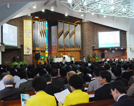 감리교 평신도 단체들 연합기도회 개최