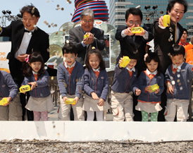 월드비전, 지구촌 아동돕기 ‘사랑의 동전밭’ 조성 