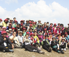 백두산 천지에서 생명나눔을 외치다!