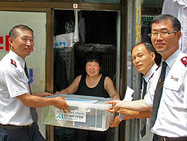 수해지역 제일 먼저 찾는 구세군