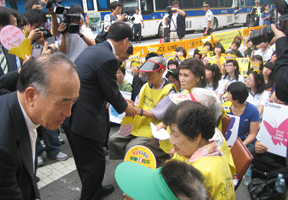 일본군 위안부 피해자 찾아간 교회 지도자들