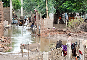파키스탄 대홍수 이후…홍수 피해 여전