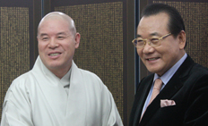 조계종 자승 총무원장과 길자연 목사